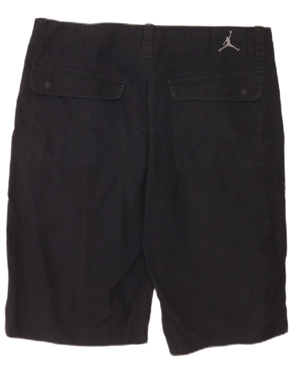 Jordan Herren-Bermudashorts XL W34, schwarze Baumwolle