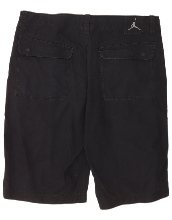 Jordan Mens Bermuda Shorts XL W34 Black Cotton