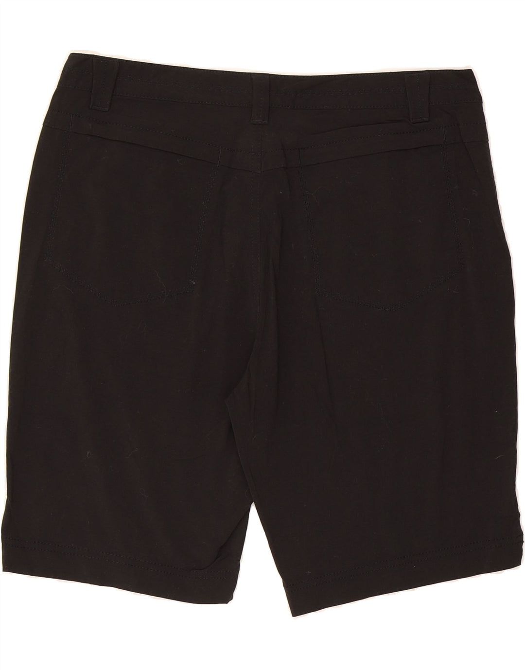 EDDIE BAUER Womens Chino Shorts US 6 Medium W30  Black Polyester Vintage Eddie Bauer and Second-Hand Eddie Bauer from Messina Hembry 