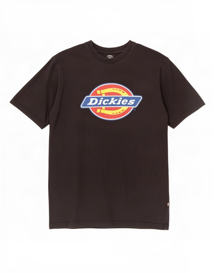 Dickies Mens Graphic T-Shirt Top Medium Black Cotton