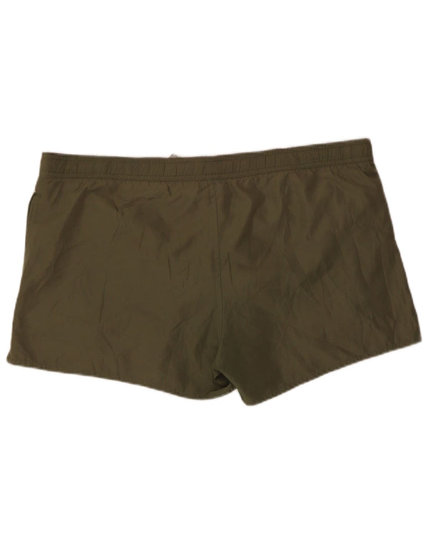 Pantaloncini da bagno da uomo Diesel XL poliestere a righe kaki