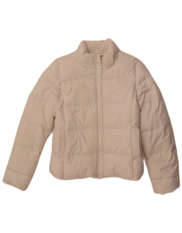 CHAMPION Polstret jakke til kvinder UK 14 Medium White Polyester