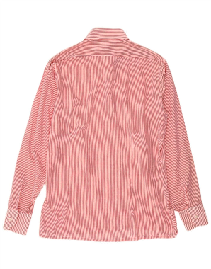 Camisa Imperial para hombre Talla 39 15 1/2 Poliéster a rayas rojas medianas