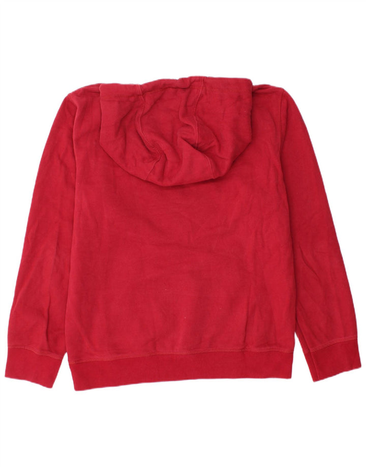Crew Clothing Mens Hoodie Jumper Medium Red Cotton