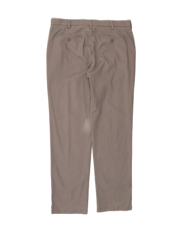 IZOD Mens Salt Water Straight Chino Trousers W34 L32 Grey Cotton Vintage Izod and Second-Hand Izod from Messina Hembry 