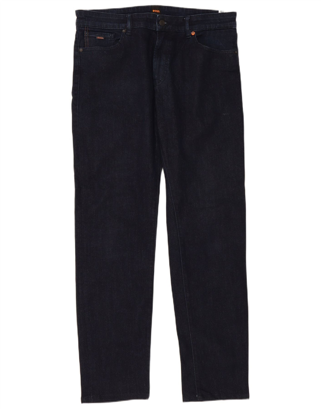 Hugo Boss Dame Slim Jeans W36 L34 Marineblå Bomuld