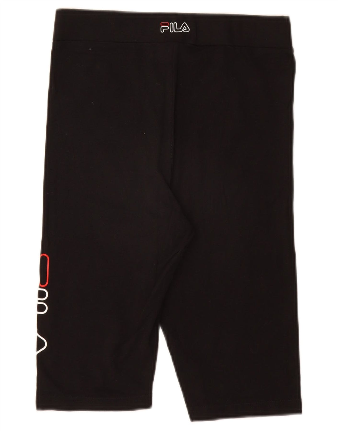FILA Womens Graphic Sport Shorts UK 8 Small Black