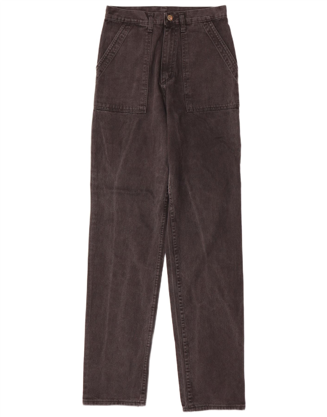 Rifle Mens Straight Jeans W30 L36 Black Cotton