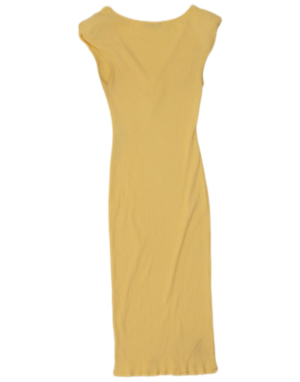 Abito lungo Zara da donna UK 12 giallo medio
