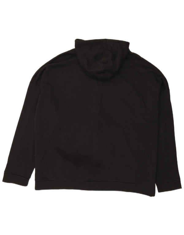 Reebok Mens Zip Hoodie Sweater 3XL Black Cotton