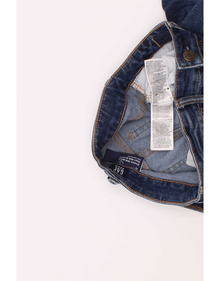 Gap Boys Denim Shorts 9-10 Years W24 Blue Cotton
