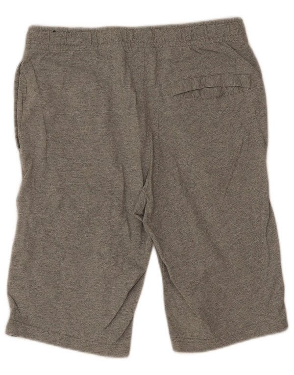 Pantaloncini sportivi Nike Bermuda da uomo in cotone grigio medio
