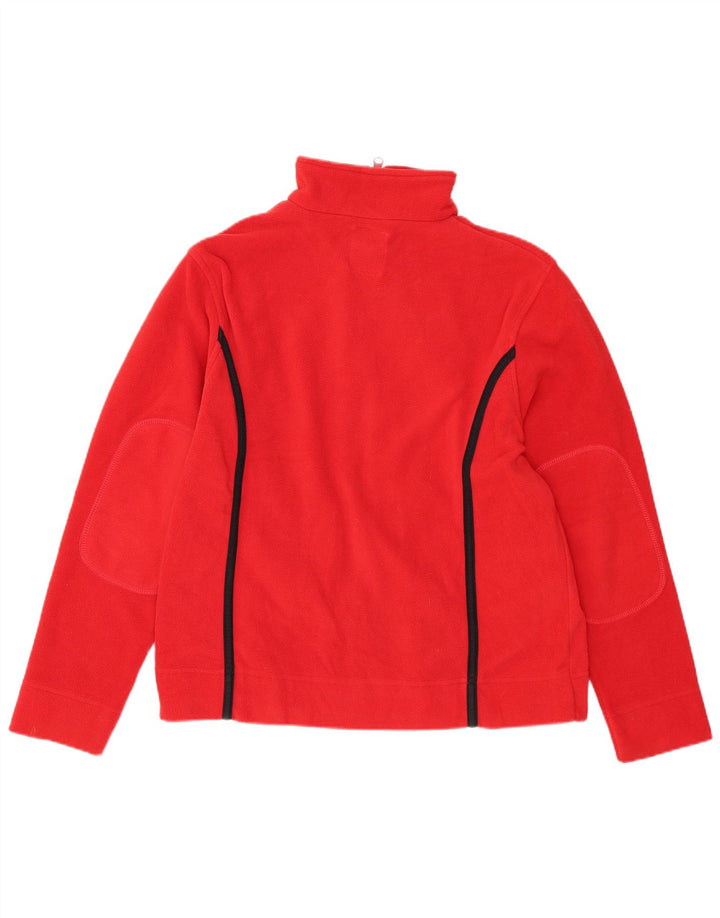 Think Pink Girls Graphic Fleece Jacket 11-12 Years Red Polyester