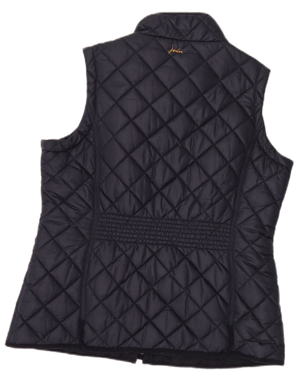 Joules Womens Quilted Gilet UK 18 XL Navy Blue Polyester