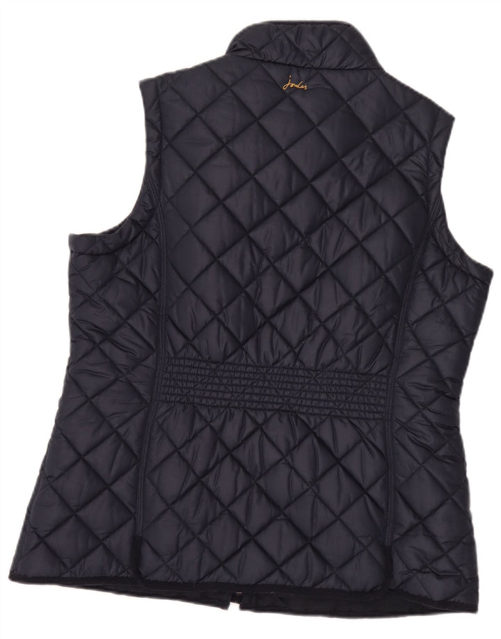 Joules Womens Quilted Gilet UK 18 XL Navy Blue Polyester
