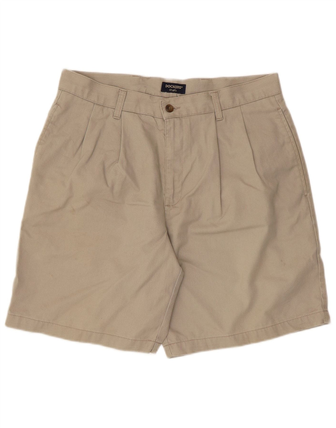 Dockers Herre Khakis Pegged Chino Shorts W33 Medium Beige Bomuld