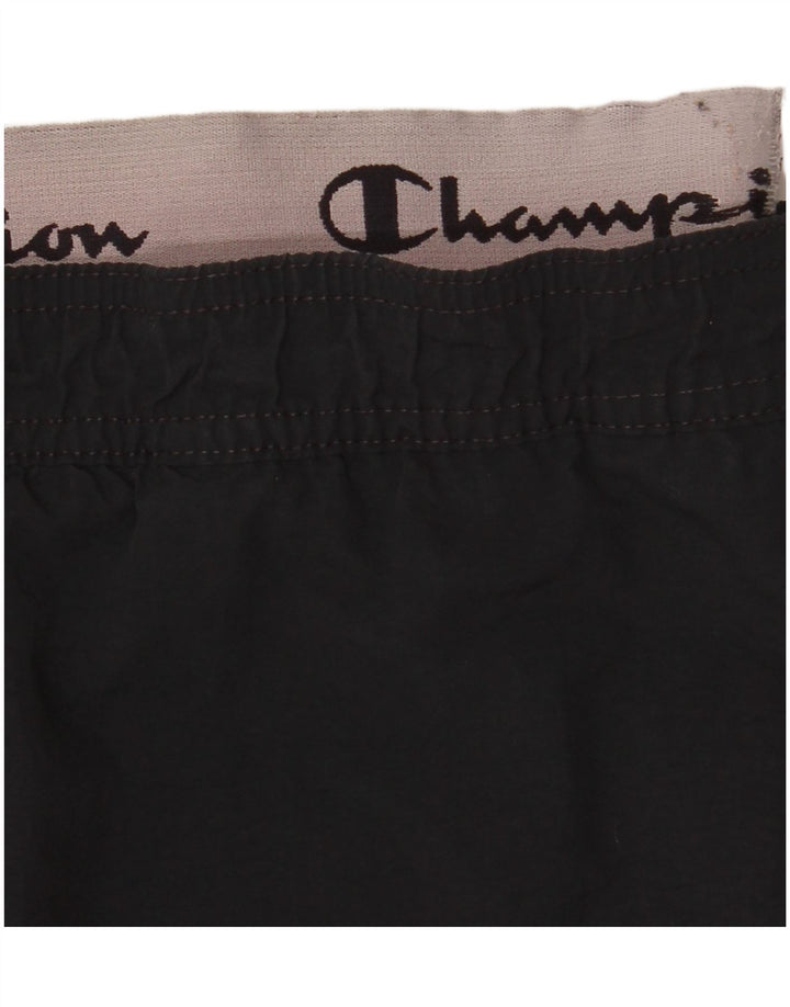 Champion Mens Graphic Sport Shorts Large Black Colourblock