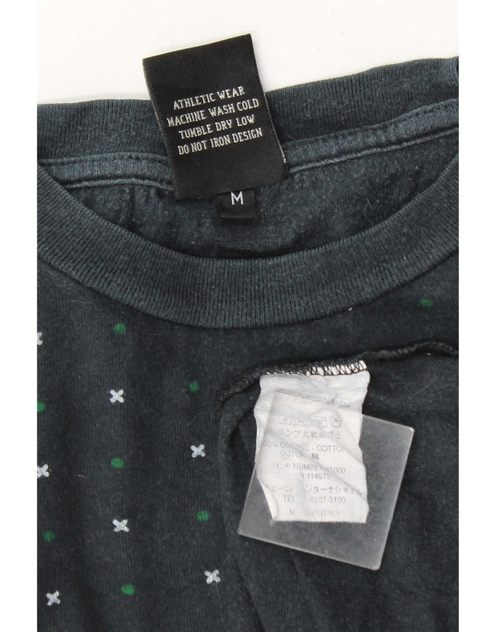 Franklin Marshall Herre Top Langærmet Medium Navy Blue Colourblock Bomuld