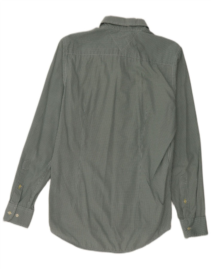 Tommy Hilfiger Herren Slim Fit Hemd Mittelgrün gepunktet