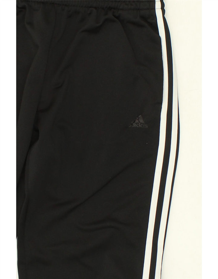 ADIDAS Womens Tracksuit Trousers Joggers UK 8 Small  Black Polyester Vintage Adidas and Second-Hand Adidas from Messina Hembry 