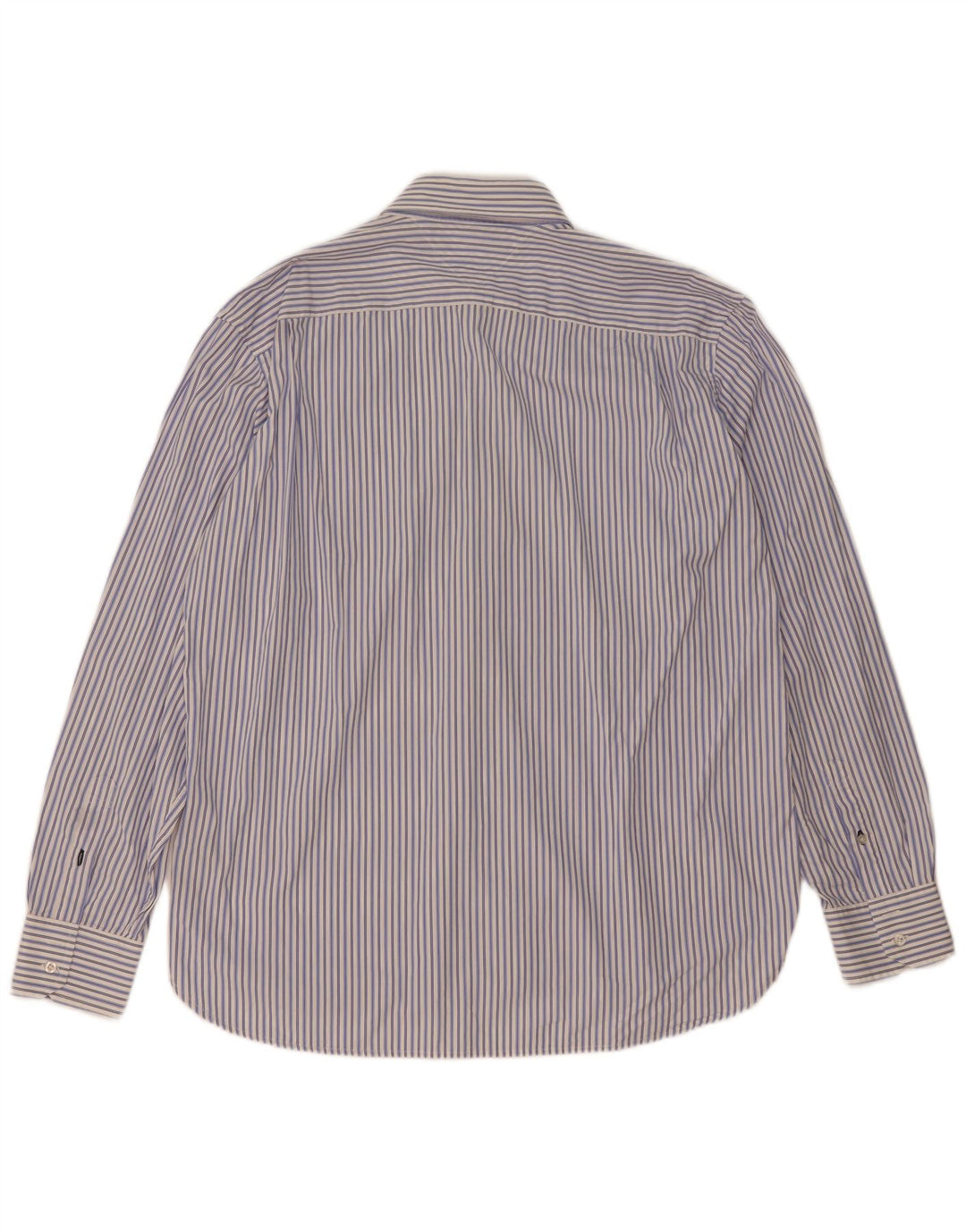 Tommy Hilfiger Mens Shirt XL Blue Striped Cotton