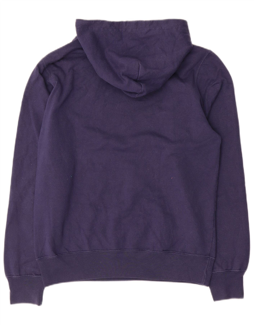Champion Womens Hoodie Jumper UK 14 Medium Navy Blue Polyester