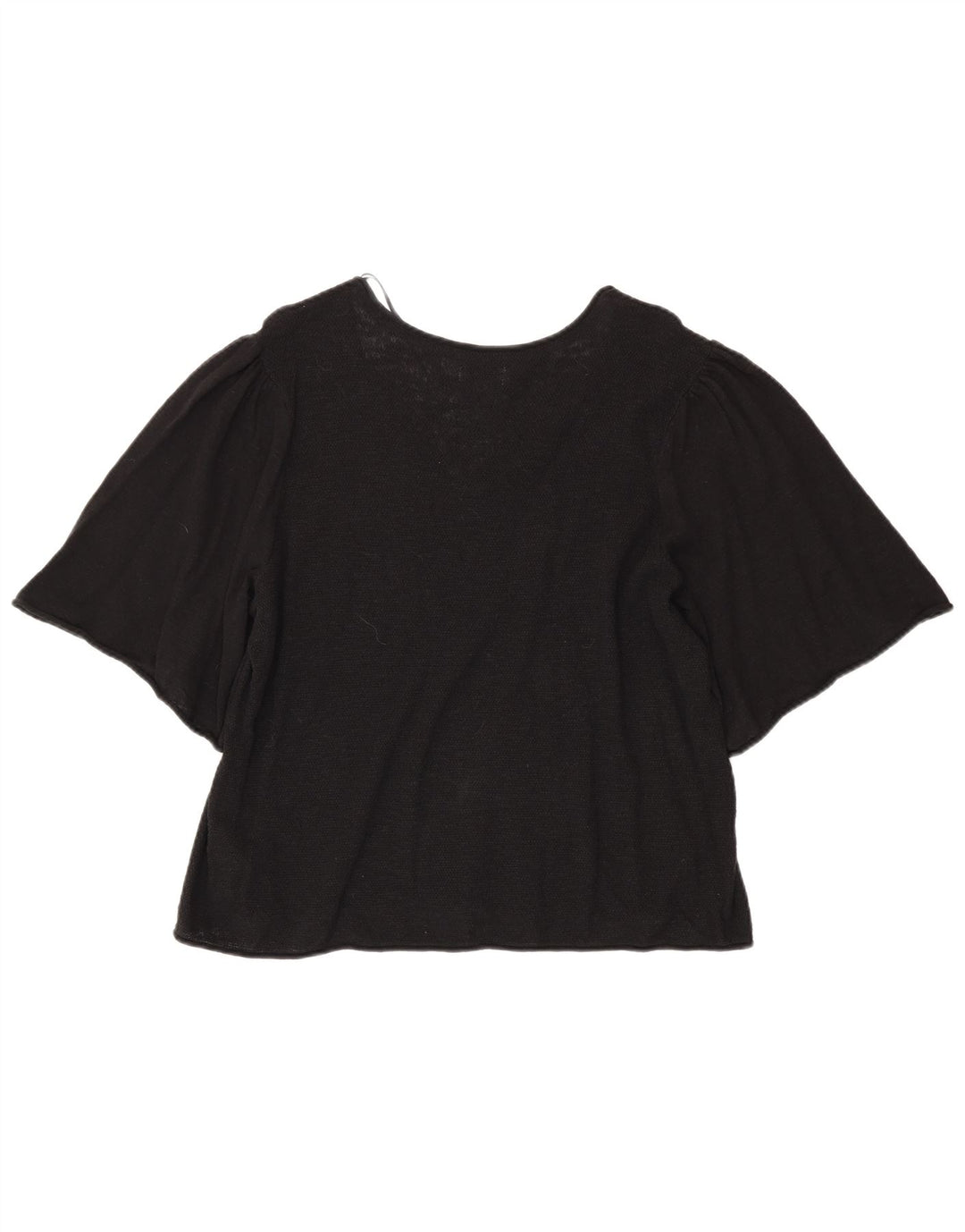 Fat Face Womens Blouse Top UK 18 XL Black Cotton