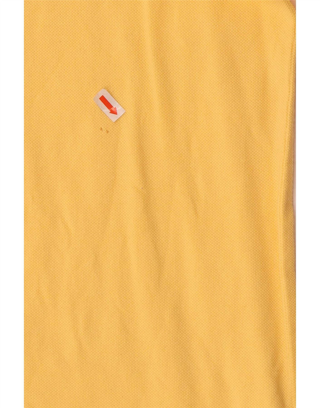 Kappa Mens Polo Shirt Medium Yellow Cotton