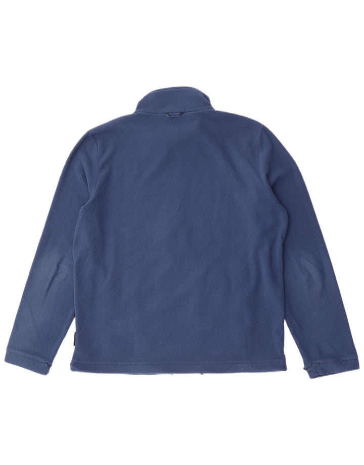 Jack Wolfskin Mens Fleece Jacket UK 42 Large Blue Polyester