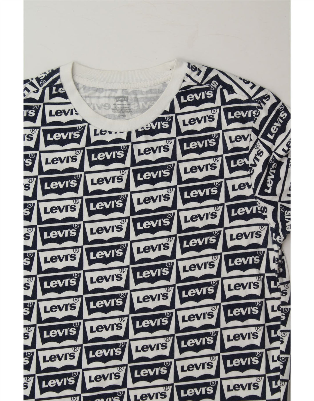 LEVI'S Mens Graphic T-Shirt Top Small Multicoloured Cotton Logo Vintage Levi's and Second-Hand Levi's from Messina Hembry 