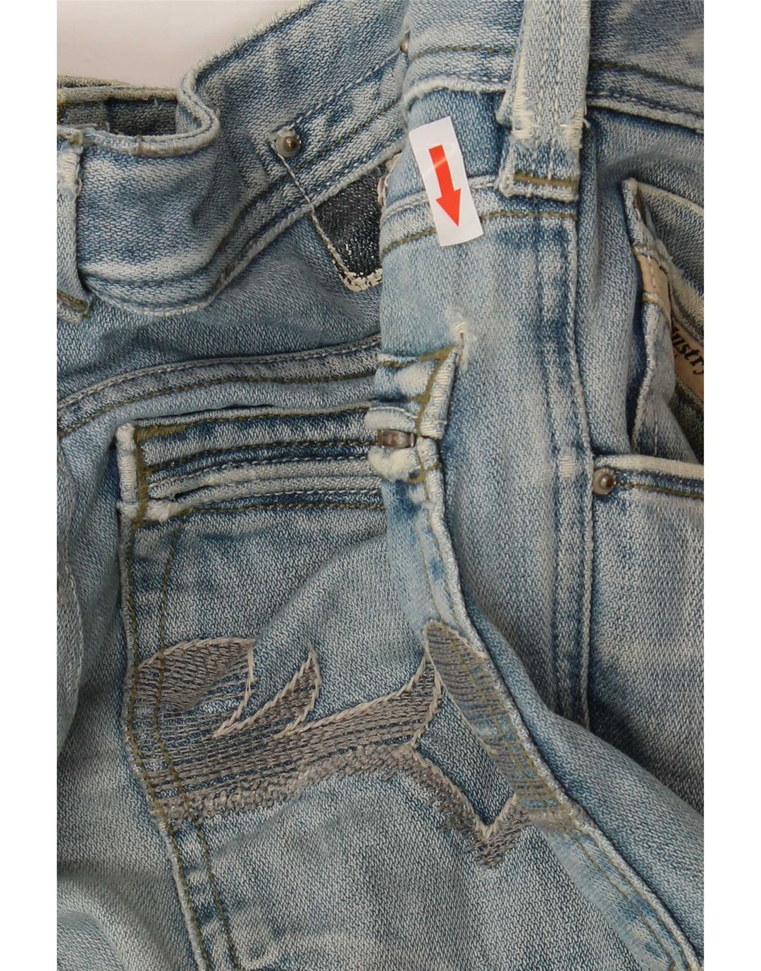 Мужские прямые джинсы Diesel Yarik W32 L32 синие