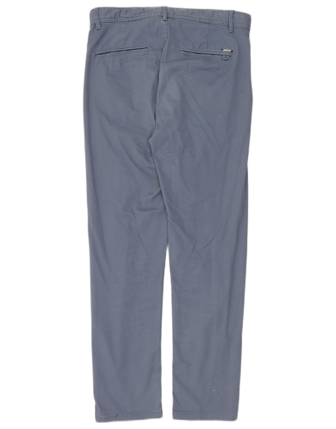 Zara Mens Straight Chino Trousers EU 40 Medium W31 L30 Blue