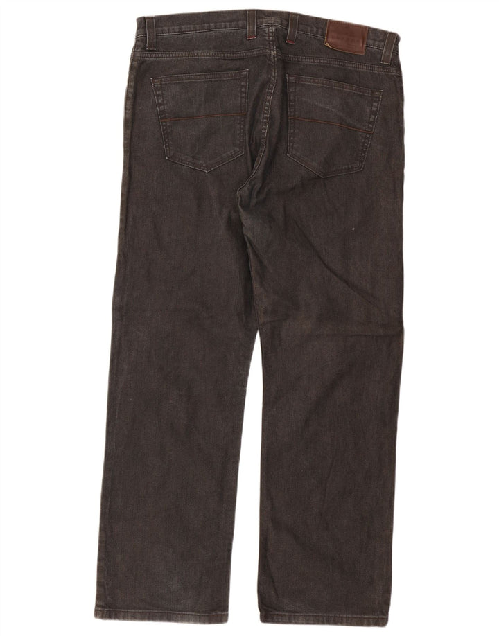 Marks & Spencer Mens Blue Harbour Straight Jeans W38 L31 Black Cotton