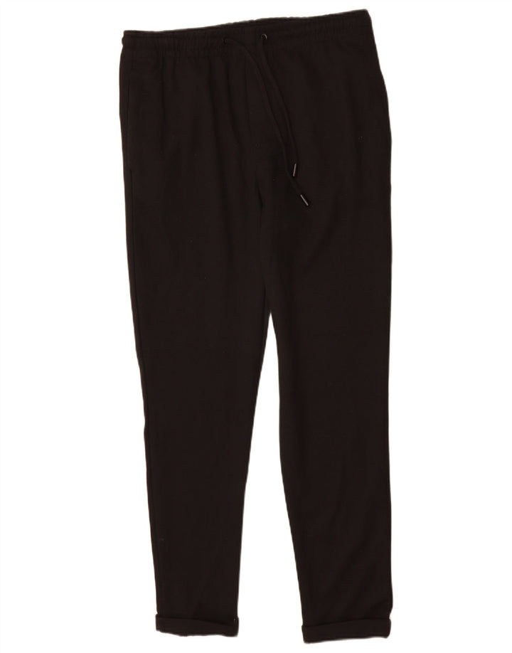 Zara Mens Tracksuit Trousers Small Black Polyester