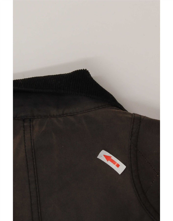 Giacca da donna in cotone cerato Barbour UK 10 piccola marrone