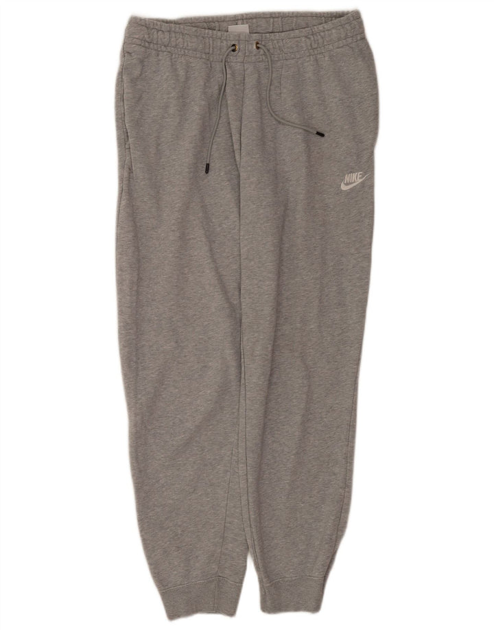 Nike Mens Tracksuit Trousers Joggers Large Grey Cotton