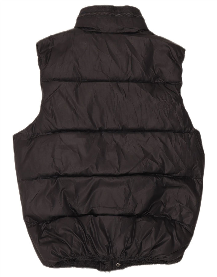 Rifle Mens Hooded Padded Gilet UK 36 Small Black Polyester
