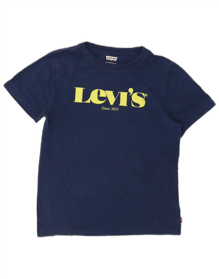 Levi's Boys Graphic T-Shirt Top 11-12 Years Navy Blue