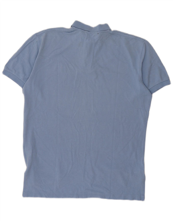 Polo Ralph Lauren Mens Polo Shirt Medium Blue Cotton