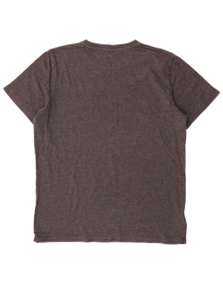Fred Perry Herre T-shirt Top Medium Grey Flecked Bomuld