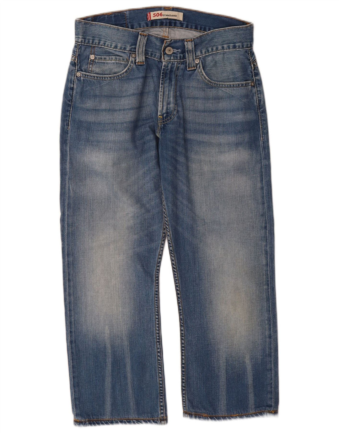 Levi's Womens 506 Standard Fit Straight Jeans W30 L24 Blue