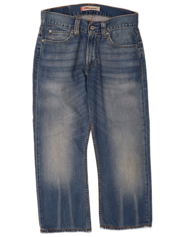 Levi's Womens 506 Standard Fit Straight Jeans W30 L24 Blue