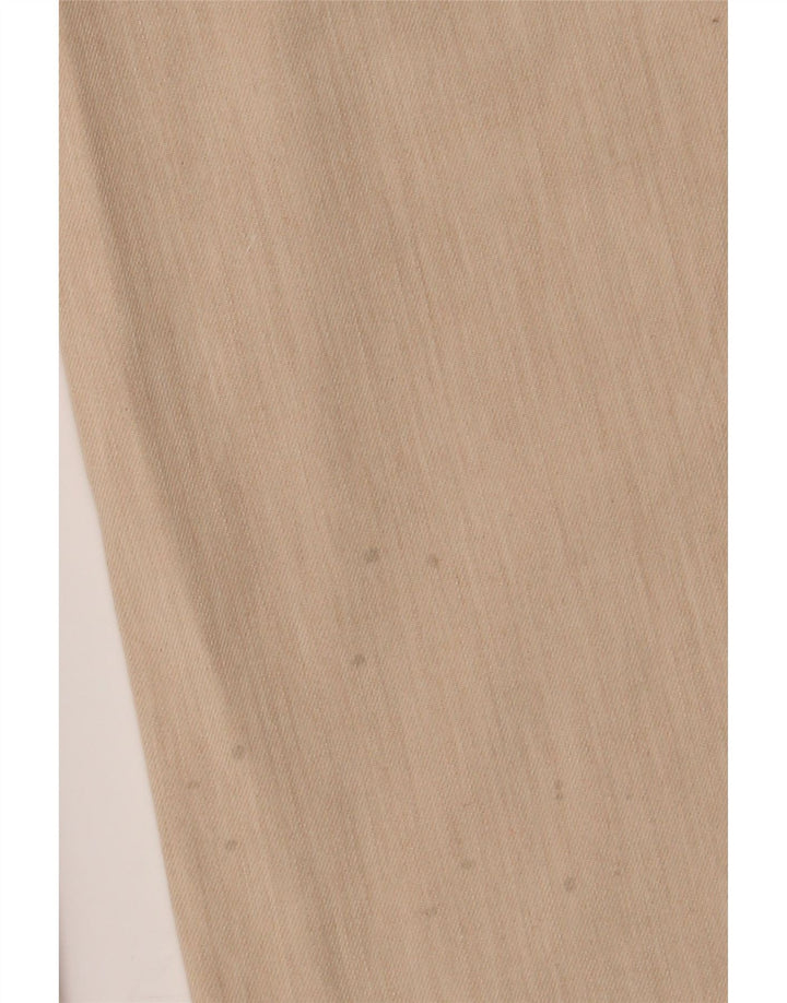 TRUSSARDI Womens Straight Jeans W28 L34 Beige Cotton Vintage Trussardi and Second-Hand Trussardi from Messina Hembry 
