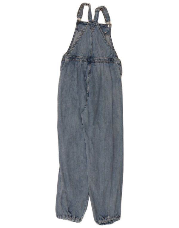 Marks & Spencer lányok Dungarees laza farmernadrág 10-11 év W26 L26 kék pamut
