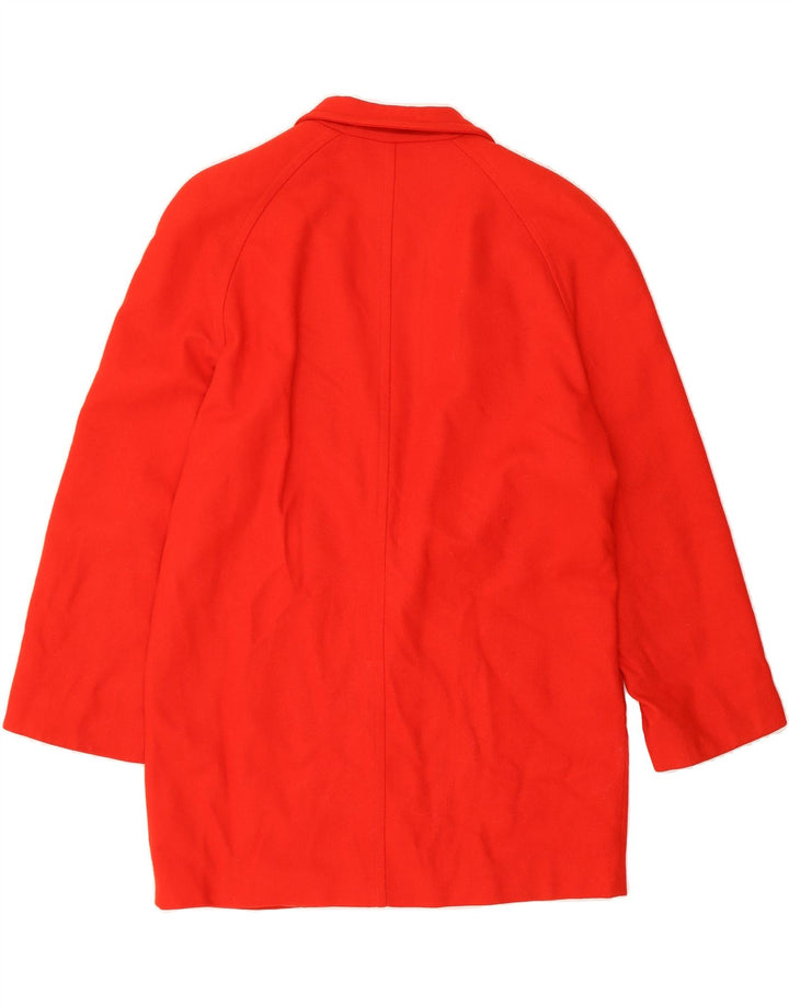 PRISMA Womens Longline 2 Button Blazer Jacket IT 42 Medium Red Acetate Vintage Prisma and Second-Hand Prisma from Messina Hembry 