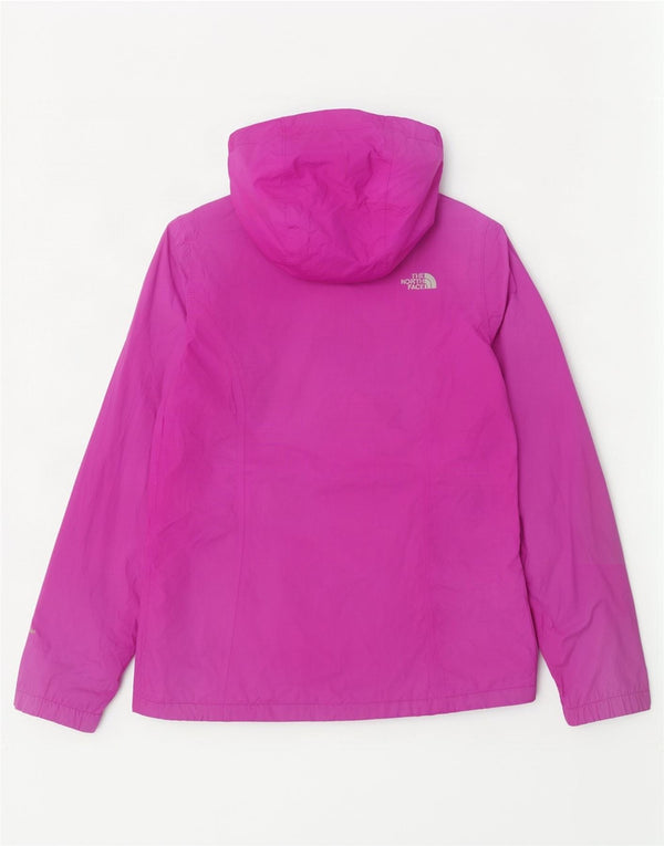 The North Face Womens Dryvent Hooded Rain Jacket UK 14 Medium Pink Nylon
