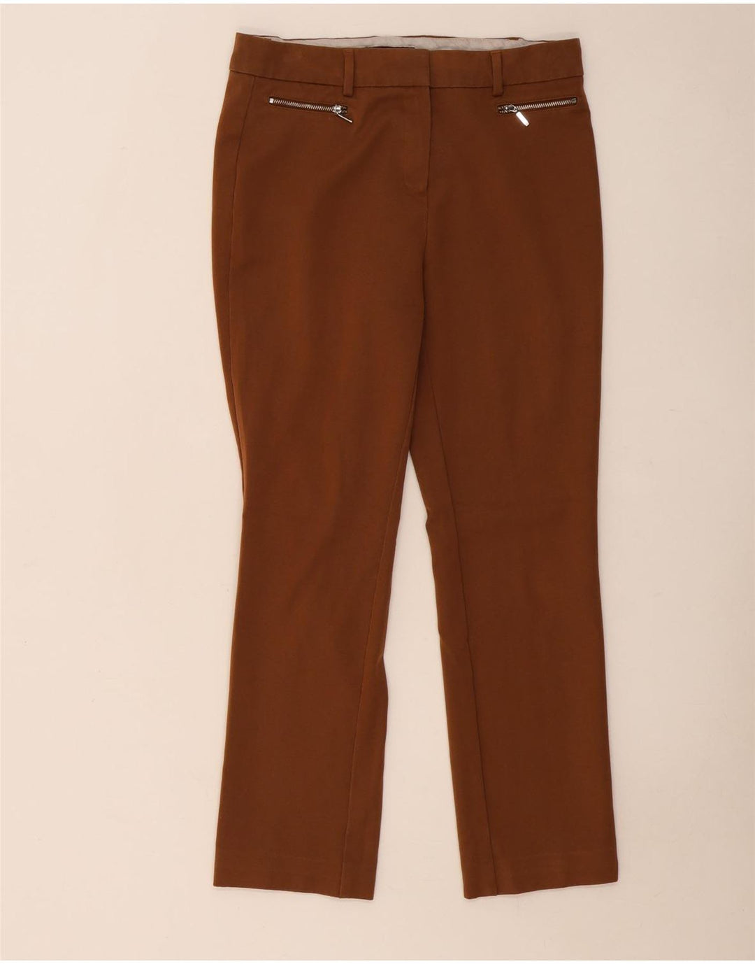 Marks & Spencer Dame Moderne Slim Casual Bukser W32 L28 Brun