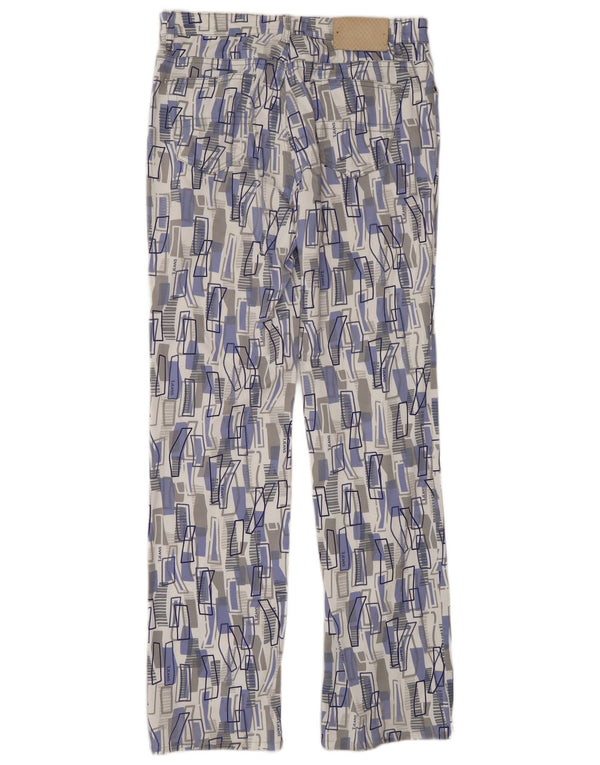 Trussardi Straight Casual Bukser til mænd W29 L32 Flerfarvet Geometrisk