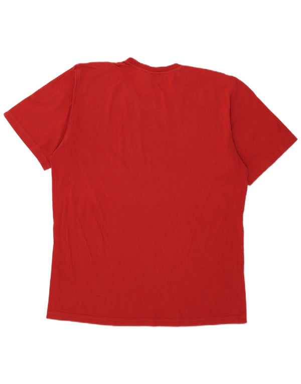 Adidas Mens Graphic T-Shirt Top Large Red