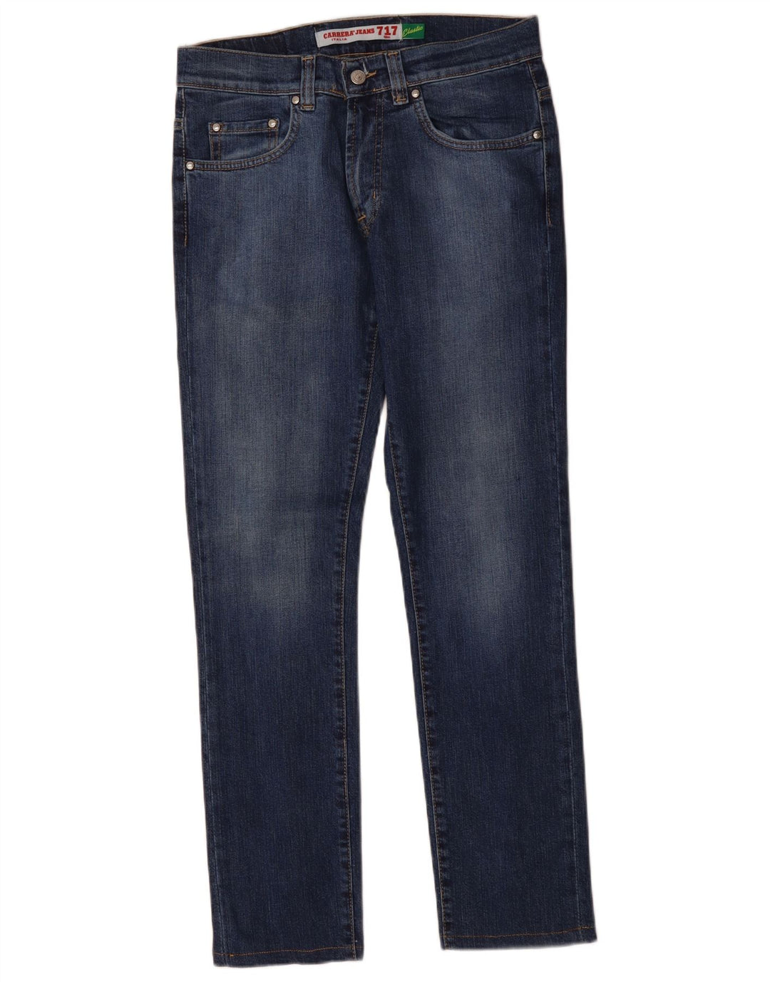 Carrera Mens 717 Slim Jeans W31 L30 Navy Blue Cotton